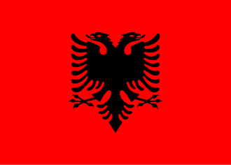 Bandiera dell'Albania