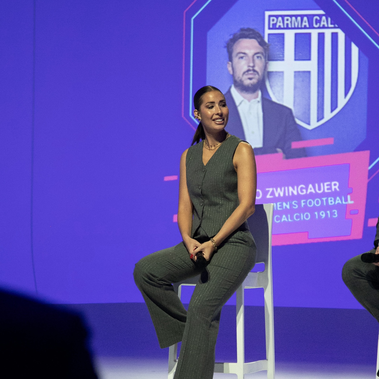 Maria Caciotto durante il talk First Half 2026
